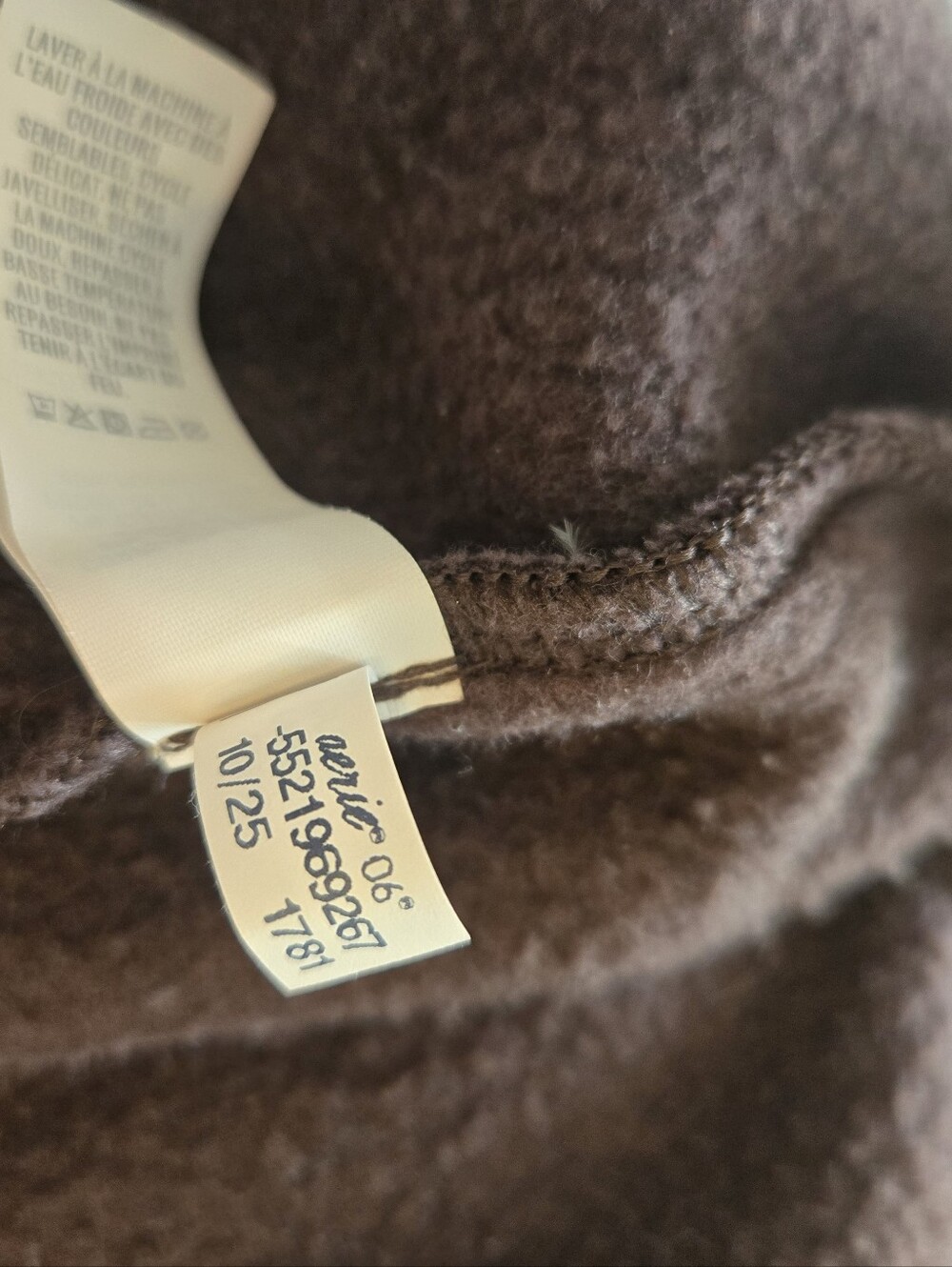 Aerie OFFLINE Brown Fleece Baggy Fit Jogger Sweatpants XL Women - Picture 6 of 6